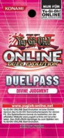 YU-GI-OH! ONLINE 3 BOOSTERPASS DUELPASS PHASE 13 DIVINE JUDGMENT